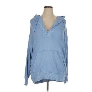 Aerie Hooded Sweatshirt, Light Blue, Size medium